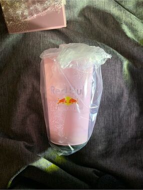 Red Bull Pink light up Tumbler - Branded Travel Cup